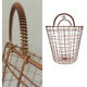 Copper metal paper basket