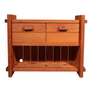 Cabinet en pin brutaliste - hans