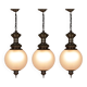 LS1 Pendant Lamps by Luigi Caccia Dominioni for Azucena, Italy, 1950s, Set of 3