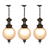 LS1 Pendant Lamps by Luigi Caccia Dominioni for Azucena, Italy, 1950s, Set of 3