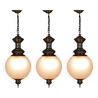 LS1 Pendant Lamps by Luigi Caccia Dominioni for Azucena, Italy, 1950s, Set of 3