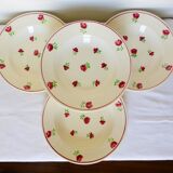 4 Badonviller soup plates 210748