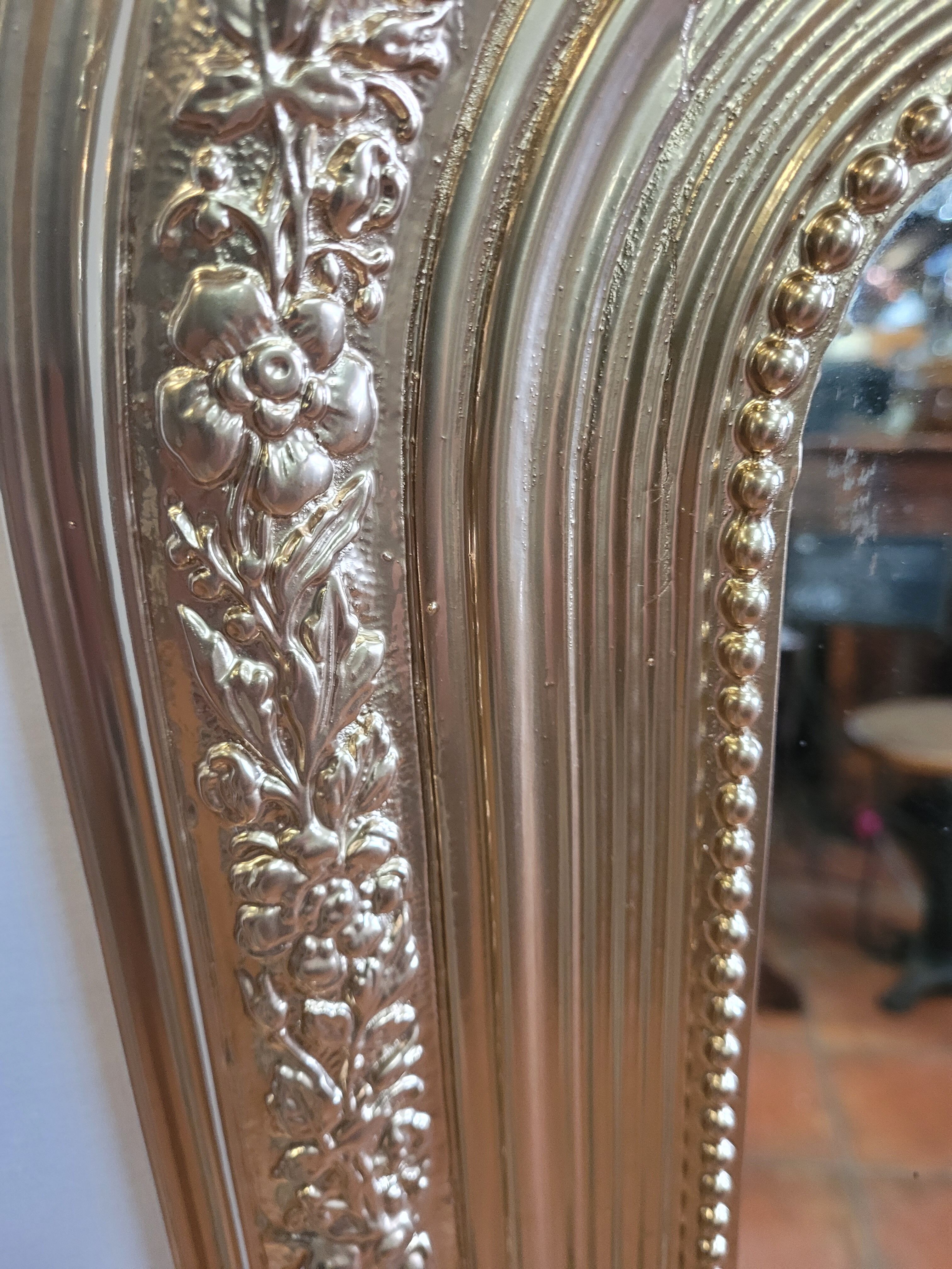 Miroir Louis Philippe doré ancien 119x81cms