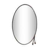 Oval chrome mirror, 60