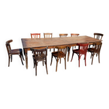 Draper table and its 10 chairs