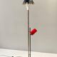 Rare Experimental Brass, Aluminum and Glass Floor Lamp by Arredoluce, Italy