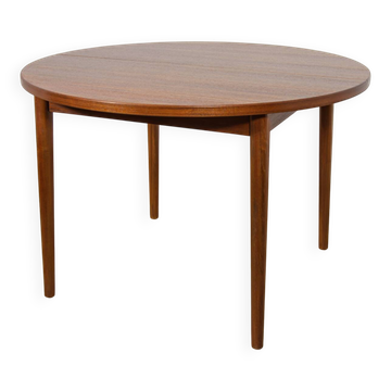 Mid-Century Round Teak Dining Table by Nils Jonsson for Hugo Troeds, Sweden