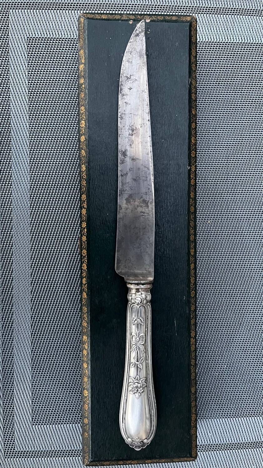 Coffret  couverts de service à découper  vintage