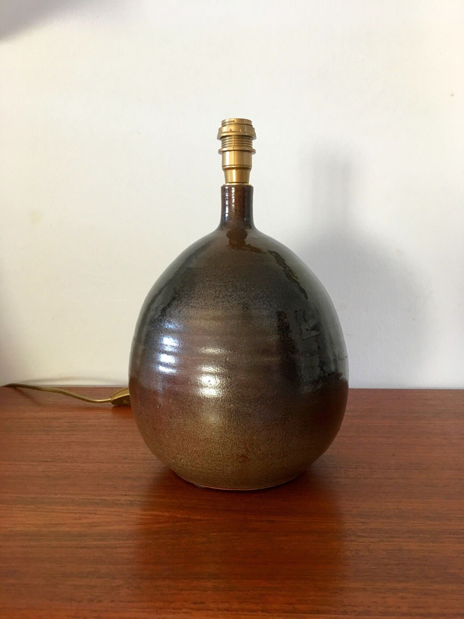 Ceramic lamp by Roland Zobel workshop Les Cyclades vintage