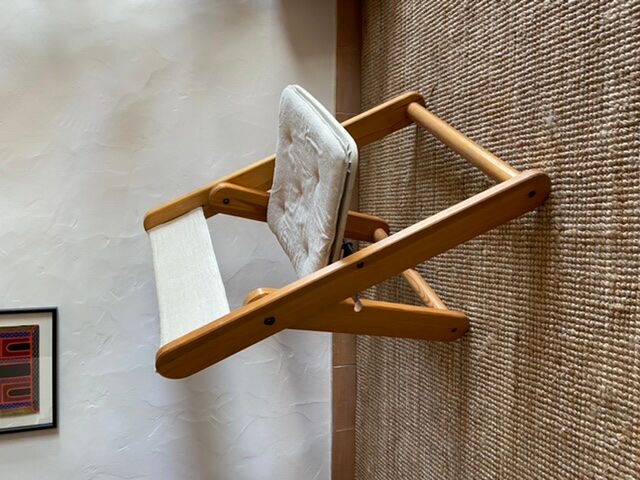 Six pine chairs in the 1970s