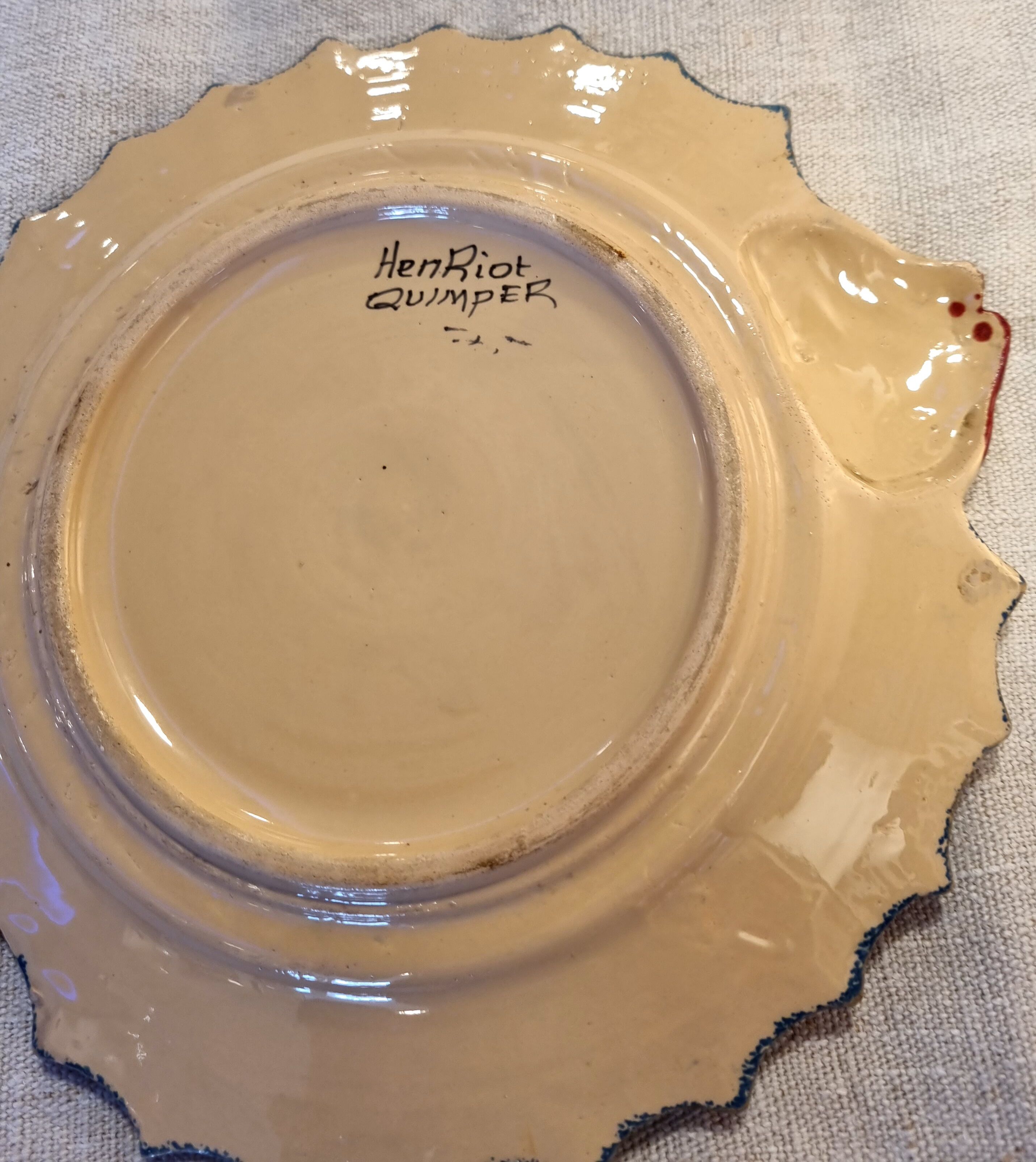 Duo plates Henriot