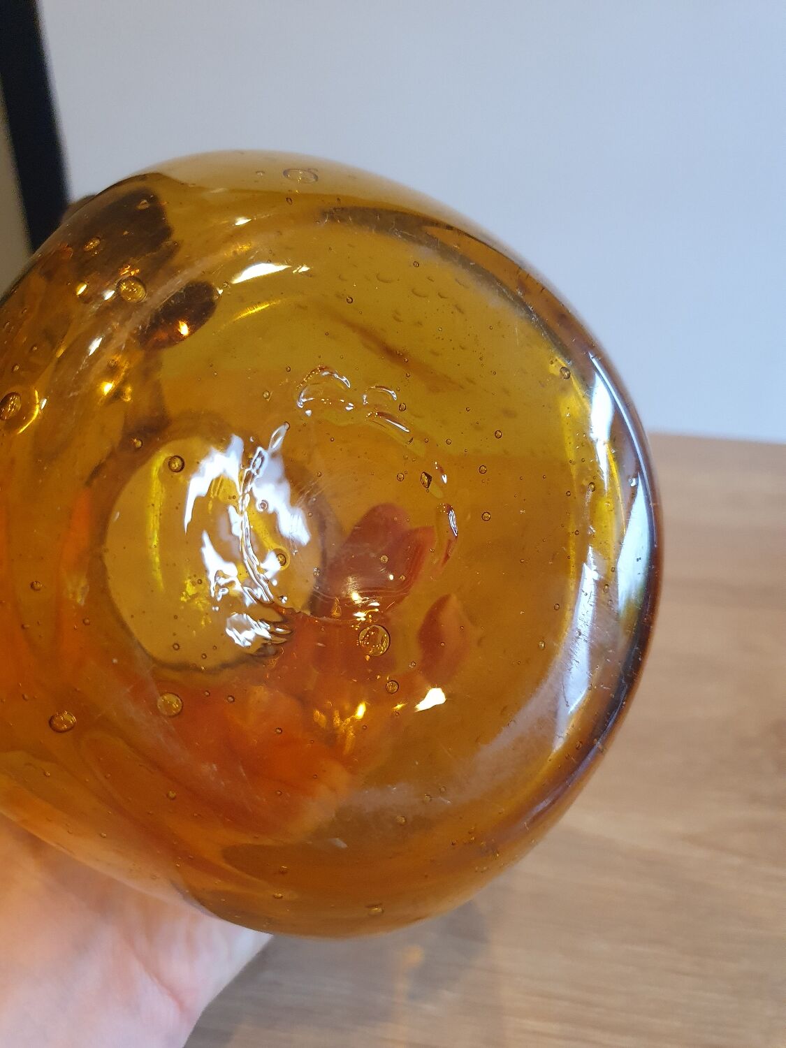 La Rochere bubbled glass carafe