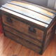 Malle ancienne en bois