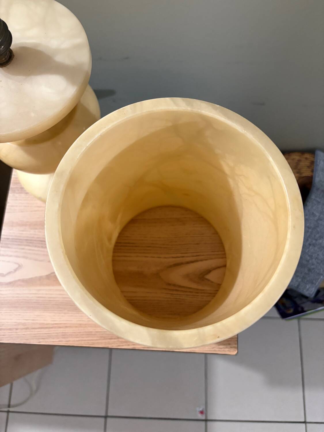 Lampe en albâtre 40cm