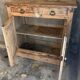 Petit buffet parisien vintage anciens bois  brut