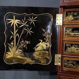 Chinese Cabinet in Lacquered Wood and Painted Wood – Early 20th Century