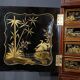Cabinet chinois en bois laqué et bois peint – début XXème