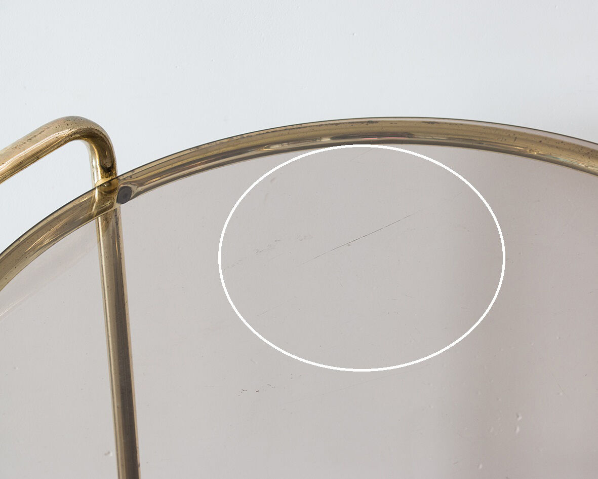 Golden serving table