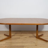 Mid-century round extendable teak dining table from McIntosh, United Kingdom, 1960s