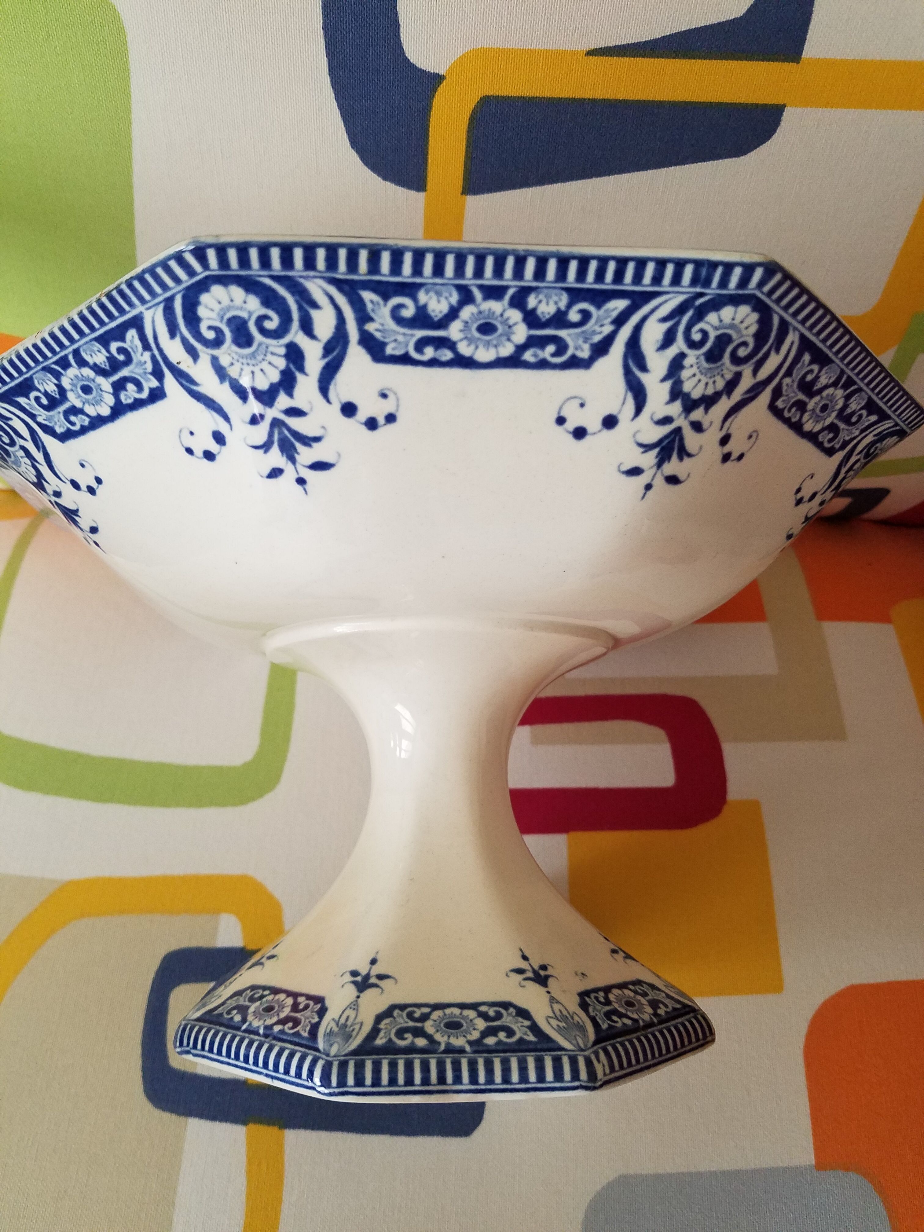 Compotier sinceny octagonal Sarreguemines