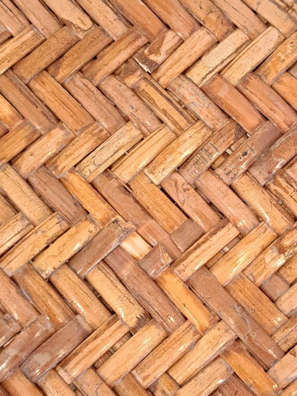 Vintage rattan and wicker bar stools