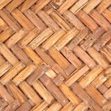 Vintage rattan and wicker bar stools
