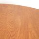 Restored round dining table by Villy Schou Andersen / oak / mid-century Danish modern design / 1960s / 1970s