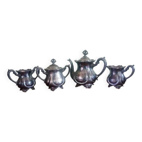 WEBSTER & SON - Service ancien café ou thé - Art Nouveau USA New York