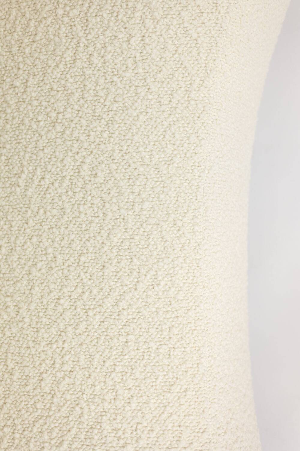 “Bean” shaped 3-seater sofa, in blond beech. Contemporary work