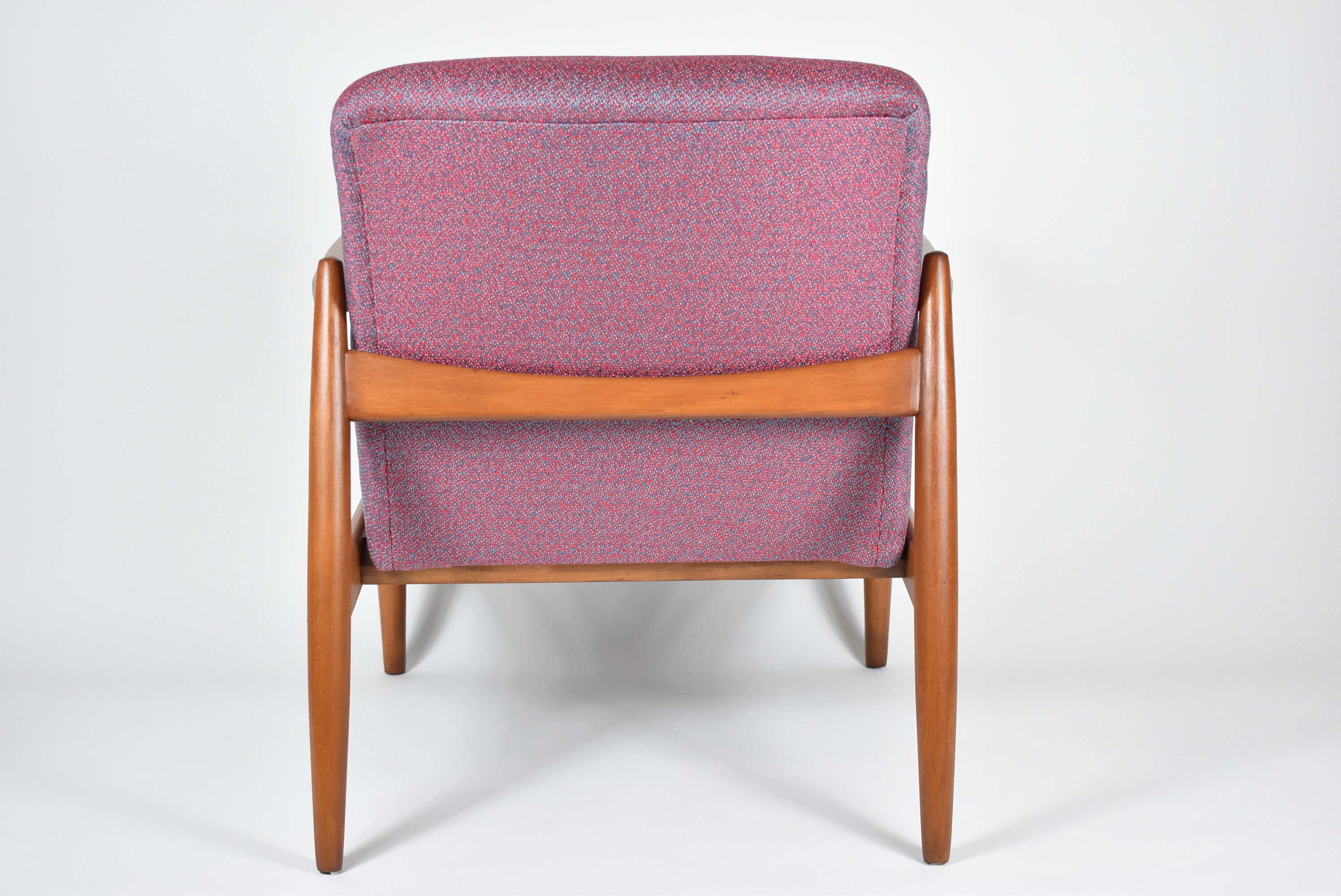 Original restored armchair GFM-64, signed by designer E.Homa, 1960s