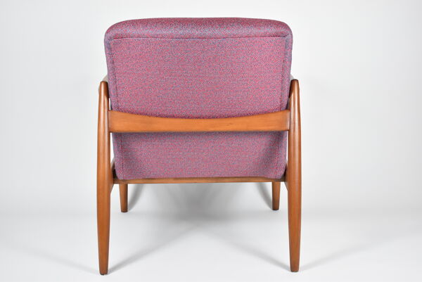 Fauteuil original restauré GFM-64, signé par le designer E.Homa, années 1960,