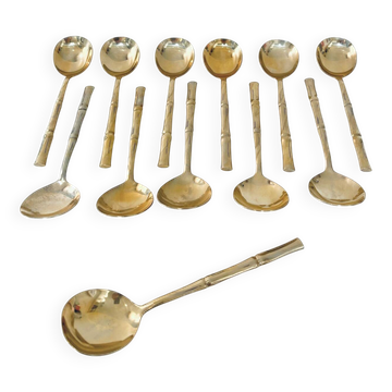 12 tablespoons, Hollywood Regency - circa 1970