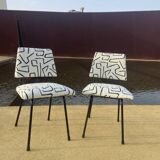 Pair of 1950s "Miro" chairs