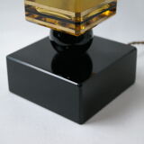 Art Deco style lamp foot in glass and ceramics