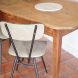 Old wooden farm table