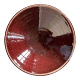 Vintage glazed ceramic cup