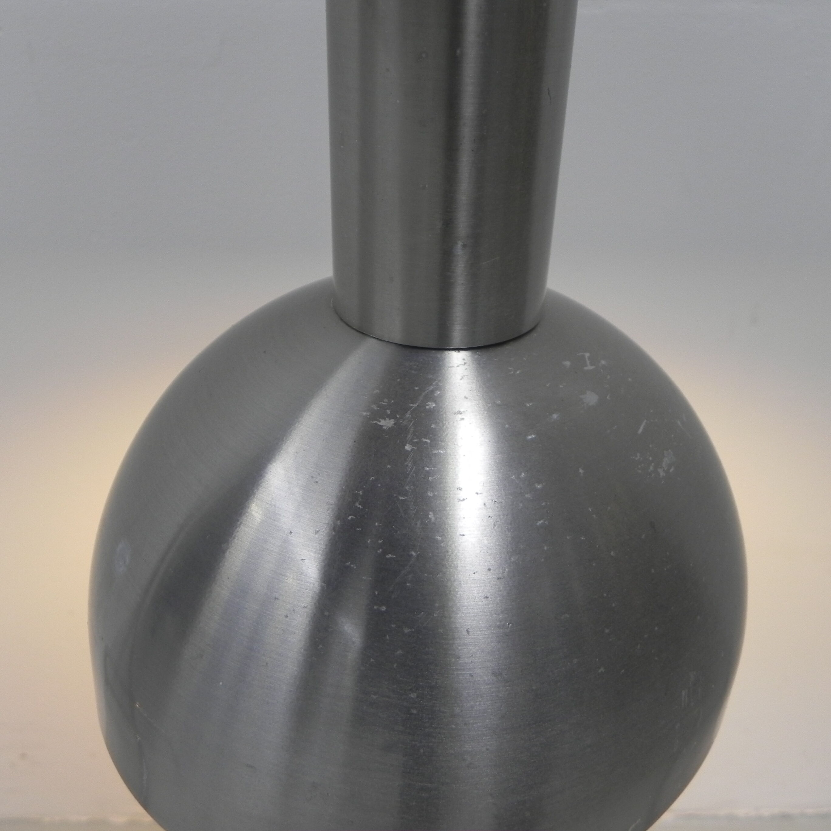 Vintage hanging lamp with aluminum shade