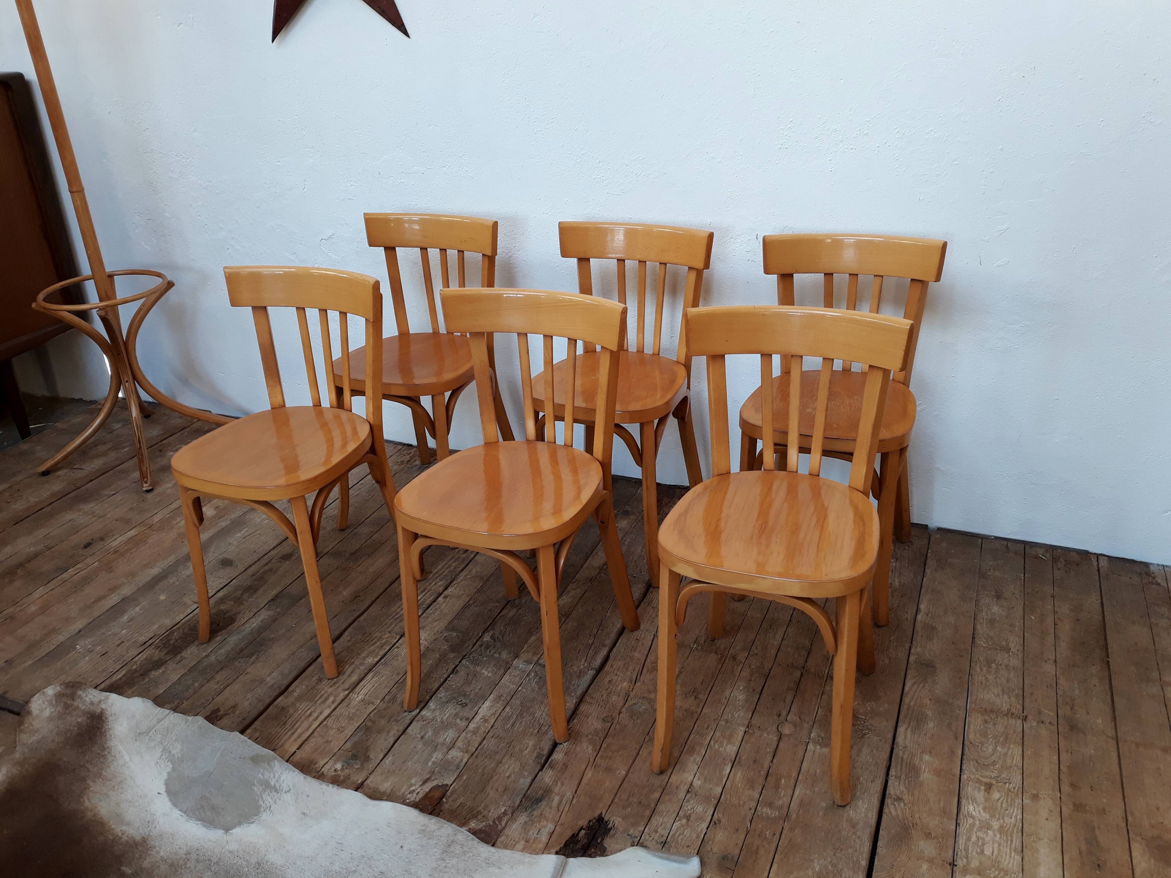 6  bistro baumann chairs