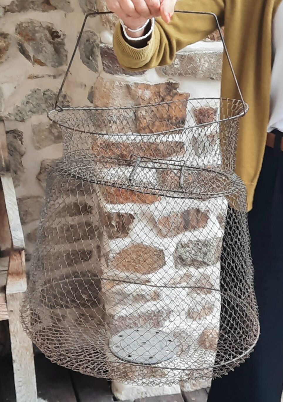 Bourriche fishing basket