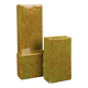 Geometric Twin-Column Ceramic Vase Space Age, Italy 1970
