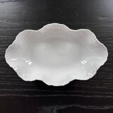 Scalloped porcelain dish