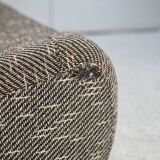 Space age sofa. Foam and fabrics. Circa 1970