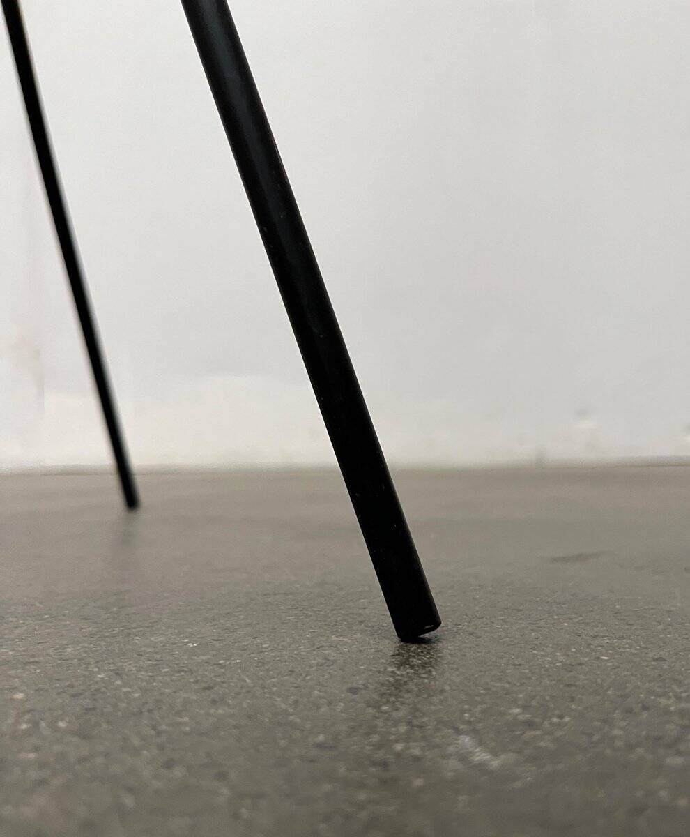 Mid-century minimalist tripod floor lamp by Hesse Leuchten, 1960s.