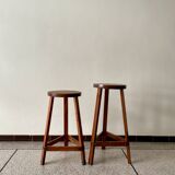 High stool, side table x2