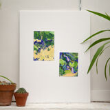 Undergrowth moss, illustration