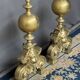Renaissance style fireplace decorations. Solid bronze.