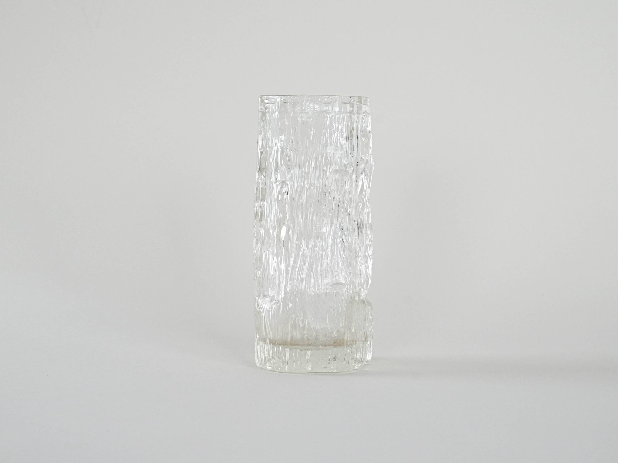 Glass vase Avena, Finnish design, 1960s, designer: Tapio Wirkkala