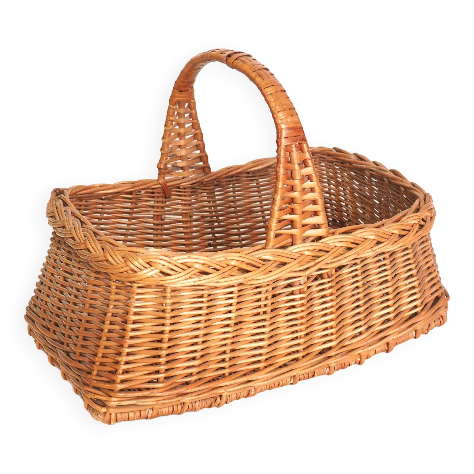 Old wicker basket