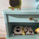 Retro green bedside table