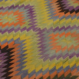 Anatolian handmade kilim rug 298 cm x 163 cm